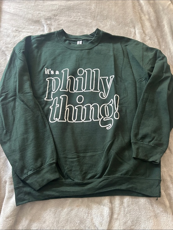 Gildan Sweaters - Forest Green "It's a Philly Thing!" Crewneck Sweater